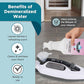 Steam & Go Deminerilized Water - Multi-Surface Cleaner for Steam Cleaners, Hardwood Floors, Kitchens, & Bathrooms - Germ-Killing Formula - Hotel California Scent - 32 Ounces (Pack of 18)