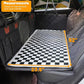 Non-Slip Pet Bed Mat for Back Seat Extender, Hair Resistant Dog Blanket for Hard Bottom Dog Car Seat Cover, Anti Slip Pet Linner Backseat Cover Black Plaid