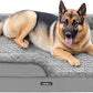 Feandrea Orthopaedic Dog Bed for Large Dogs, Waterproof Dog Sofa Bed with Removable Washable Cover, 48 x 35 x 7 Inches, Dove Gray UPGW254G01