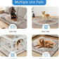 Washable Pee Pads for Dogs 2 Pack, Absorbent Reusable Puppy Pads Waterproof, Leakproof & Non-Slip Whelping Pad, Potty Training Pads for Dogs Playpen Mat 48x48