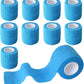 9 Pack 2" x 5 Yards Self Adhesive Bandage Wrap Self Stick Wrap for Ankle, Wrist, Finger, Sports, Breathable Cohesive Vet Tape for Pets (Light Blue)