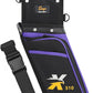 SUNYA X510 Field & Competition Hip Arrow Quiver | 3-Slot Noise-Free Archery Quiver with Sturdy Storage System (42x18cm)