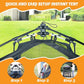 X-Large Catio Outdoor Cat Enclosure,3-Tier Spacious Outdoor Cat Tent for Indoors and Outdoors,Portable and Foldable Kitty Enclosure,Two Doors Design can Assemble More Shapes (Patented)
