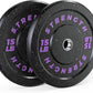 GIKPAL 2-Inch Bumper Plates High Bounce - Rubber Olympic Weight Plates Set for Home Gym, Barbell Plates for Weight Lifting Strength Training,