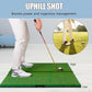 PGM 40"x 40" Golf Practice Mat - 4 Adjustable Simulation Slopes Golf Mats - Golf Hitting Mat - Golf Mats Practice Indoor Outdoor - Golf Training Mat - Golf Swing Trainer Aid