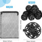 500 Pieces Bio Filter Balls Black Bio Balls for Aquarium Filter Pond Filter 1.02 Inch Internal Bioballs Filter Media with 5 Pieces Aquarium Filter Media Bags Mesh Bags with Zipper for Fish Tank Pond