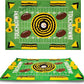 NFL Pittsburgh Steelers Dog Snuffle Mat – Interactive Pet Slow Feeder, Football Field Design Food Puzzle Toy for Dogs & Cats, Foraging Activity Mat for Smarter Feeding