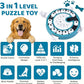 Dog Puzzle Toy Mental Stimulation - Level 3 in 1 Dogs Food Feeder Puzzle, Dog Treat Puzzle Feeder (Advanced-Mars Green Brainstorm)