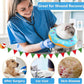Cat Cone Collar Soft, Cat Recovery Collar for Wound Healing Cute Cat Adjustable Cat Cones to Stop Licking Comfortable Lightweight Neck Elizabethan Collars for Cats Purple