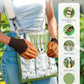 All-in-One Garden Tool Set, 11-Piece Heavy Duty Gardening Tools with Ergonomic Canvas Shoulder Crossbody Bag, Rust-Proof Premium Garden Tool Kit, Gardening Gift for Women Men, Green, GR003