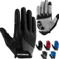 ROCKBROS Cycling Gloves for Men Women - Breathable Gel Pad Road Mountain Bike Gloves - Touch Screen Anti-Slip MTB Gloves for Cycling Workout Outdoor Sports