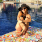 ECCOSOPHY Microfiber Beach Towel - Sand Free Towels are Quick Dry, Light Weight, Super Absorbent - Perfect Pool, Travel, Cruise, Camping Essentials - Oversized Extra Large for Adults 71x35 in
