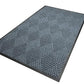WaterHog Diamond | Commercial-Grade Entrance Mat with Rubber Border – Indoor/Outdoor, Quick Drying, Stain Resistant Door Mat (Bluestone, 4' x 6')