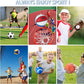 Realspring 6 Pcs Multi Sport Ball Set for Kid Teen Operation Christmas Official Size Football, Basketball, Soccer, Volleyball, Playground Ball, Baseball with Sports Equipment Bag Pump