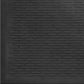 Indoor/Outdoor Hose-Wash Ribbed Design Non-Slip Rubber 2x3 Modern Entryway Mat for Entryway, Patio, Backyard, Garage, 24" x 36", Black Ribbed