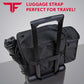 ThinkFit Large Black Meal Prep Lunch Bag, 8 Portion Control Containers, Pill Dispenser, Shaker Cup & 2 XL Reusable Ice Packs