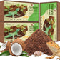 Riare 6 Pack Natural Coconut Fiber Substrate for Reptile- Premium Compressed Coconut Husk Terrarium Bedding for Reptile, Tortoise, Frogs, Snakes Hermit Crabs, Burrowing Animals