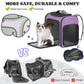 Pawtners Dog Carrier Backpacks Large Cat Backpack with Anti-Scratch Mesh, Foldable Designed Pet Backpack Carrier for Kitten Small Dogs & Large Cats Up to 18 Lbs, Dog Carrier for Travel Outdoor