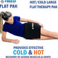 FreezeSleeve Flat Pak | 12" x 17" Extra Large Reusable Gel Ice Pack for Hot and Cold Therapy | Soft Flexible Cooling Pad for Back Hip Leg Injuries and Pain Relief | Cold Compress for Injury Recovery