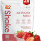 310 Nutrition All-In-One Meal Replacement Shake Powder - Plant-Based Protein Smoothie Blend w/High Fiber, Probiotics & Adaptogens - Low Carb, Vegan, Keto & Paleo Friendly - Strawberry - 28 Srv