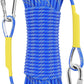 X XBEN Outdoor Climbing Rope 10M(32ft) 20M(64ft) 30M(96ft) 50M(160ft) 70M(230ft) 152M(500FT) 352M(1000FT) Static Rock Climbing Rope for Escape Rope Ice Climbing Equipment Fire Rescue Parachute
