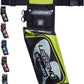 Legend XT420 Field Quiver - Left or Right-Handed Quiver Arrow Holder, Archery Quiver with 3 Arrow Tube, Durable Nylon Hip Quivers with Multiple Pockets for Archery Accessories, Score Card & Tools