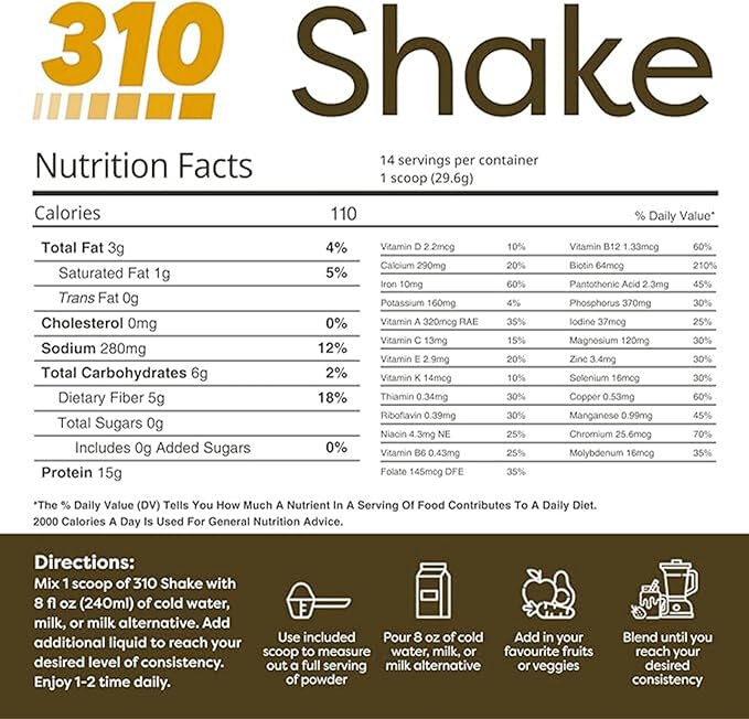 310 Hydrate Lemon Cake Electrolytes Powder-No Sugar Hydration Packets with Key Vitamins & Minerals-Keto Friendly-Tasty Sugar Free Electrolyte Drink -14 servings per container, serving size 28.3grams.