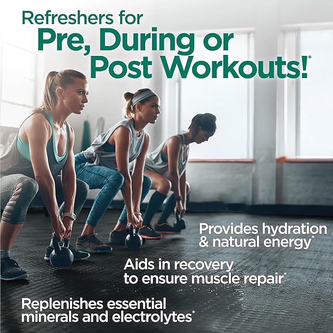 COUNTRY FARMS Refreshers, Super Greens and Electrolytes, Essential Minerals and Superfoods, Hydration Support, Promotes Natural Energy, with Fiber, Passion Fruit, 30 Servings