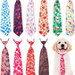 PET SHOW 10 Pack Holiday Dog Ties Neckties for Large Medium Dogs Adjustable Grooming Accessories Neck Ties Bowties Girl Boy Pets Festival Costumes Puppy Wedding Party Gift Favor