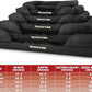The Dog’s Bed, Medium Black Faux Fur 30x23.5, Memory Foam, Pain Relief: Arthritis, Hip & Elbow Dysplasia, Post Surgery, Lameness, Supportive, Calming, Washable Cover, Veterinary Approved
