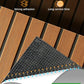 FOCEAN Boat Flooring EVA Foam Boat Decking Faux Teak Marine Flooring Boat Mat Boat Carpet Sheet for Motorboat RV Yacht Kayak Surfboard, 94.5"x 47.2"/35.4"/23.6"/15.7"