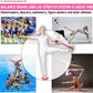 Dance, Cheerleading and Figureskating Trainer Stretching and Balance, 2 Pc. Set, Stretching, Disc Core Board and Flexibility Equipment Strap for Dance, Gymnastics, Turning, Stunt