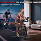 Exercise Bike, WENOKER Magnetic Resistance Stationary Bike for Home, App Supported Indoor Bike with Whisper Quiet, Heavy Flywheel and Upgraded Digital Display