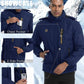 WENRONSTA Men's Ski Snow Jacket Winter Coat Warm Waterproof Windbreaker Mountain Snowboarding Hooded Hiking Traval
