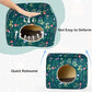 Bienbee Guinea Pig Hideout, Washable Guinea Pigs House Cozy Guinea Pigs Bed for Small Pet Bunny/Rabbit/Hamster/Chinchilla Guinea Pig Accessories Green Flowers