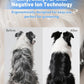 Hands-Free Dog Hair Dryer – Low Noise Pet Grooming Blower for Small & Medium Dogs Cats, Fast Drying, Adjustable Heat & Speed, Portable (Gray)