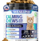 200 PCS Cat Calming Treats, Calming Treats for Cats Help to Manage Stress & Anxiety, Calming Aid for Cats with Hemp Seed Powder Chamomile Melatonin for Cat Anxiety Relief, Separation, Travel, Storms