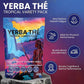 Yerba Mate Tea Powder 5 Mixed Tropical Fruit Flavors Clean Energy Drink Superfood - Support Gut Health, Probiotics and Prebiotics, Reduce Brain Fog, Relaxation & Focus Blend 30 sachets