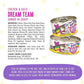 Weruva B.F.F. OMG - Best Feline Friend Oh My Gravy!, Chicken & Duck Dream Team with Chicken & Duck in Gravy, 2.8oz Can (Pack of 12)