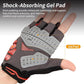 Souke Sports Mens Cycling Gloves with Gel Pads Half Finger Bike Gloves Lightweight Anti-Slip Shock-Absorbing for MTB Road Biking
