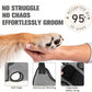 PAWCHIE Dog Grooming Hammock Harness for Dogs & Cats with Pet Nail Clipper Trimmer- Breathable Cat Hanger Sling for Trimming Clipping Nails-Dog Hammock Restraint Bag for Small Medium Large Dog, Grey S