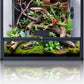 MagicCube 18'' x 18'' x 18'' Reptile Tank with Lock, 24 Gallon Reptile Terrarium with Flip-Up Tempered Glass Door, Top Screen Ventilation for Leopard Gecko - Bottom Not Leakproof