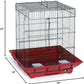 Prevue Hendryx SP850R/B Clean Life Cockatiel Cage, Red and Black