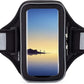 Sporteer Velocity V8 Running Armband - Compatible with iPhone 16 Pro Max, 16 Plus, 15/14 Pro Max, 16/15/14 Pro, iPhone 16/15/14, Galaxy S24+, S23 Plus, Pixel, & Many More Cell Phones - FITS Cases