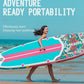 10’6’’ Portable Inflatable Stand Up Paddle Board (SUP) for Adults and Youth with Non-Slip Deck – Complete Accessories Kit, Perfect for Fishing, Yoga, Fitness & Family Fun