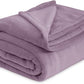 Bedsure Fleece King Size Blankets for Bed Fog Purple - Soft Lightweight Plush Cozy Fuzzy Luxury Microfiber, 108x90 inches