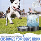 Dog Water Bottle Travel Bowl, 77oz Large Portable Dog Water Bowl Dispenser, Leakproof Pet Drinking Bottle Dispenser for Hiking Camping Walking Travelling Beach Car Trips, BPA Free, Black