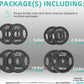 Olympic Cast Iron 2-Inch Weight Plates for Strength Training & Weightlifting, 255 Pounds Set, Multiple Packages