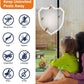 Magnetic Screen Door, Fit Door Size 32 x 96 Inches, Screen Doors with Magnets, Pet & Kid Friendly，Works with Front Doors, Sliding Doors ‎Black