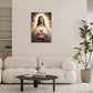 Christian Jesus Wall Art Religion Canvas Wall Decor Prints Framed Painting Jesus Pictures Gifts Artwork for Bathroom Living Dining Church 16"x24"
